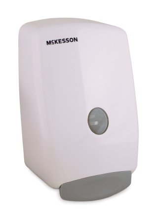 McKesson McKesson Soap Dispenser White Plastic Push Bar 2000 mL Wall Mount - 53-2000