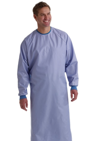 Blockade / AngelStat - Surgical Gown with Towel Large Ceil Blue Sterile Reusable - Medline - MDT012090L