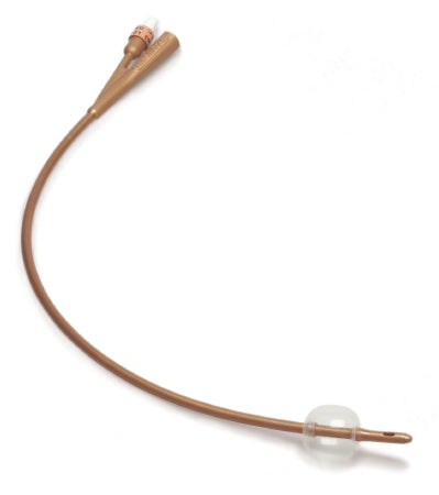 Cardinal Dover IC Foley Catheter 2-Way Straight Tip 5 cc Balloon 16 Fr. Silver Hydrogel Coated Silicone - 605163IC