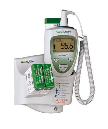 Welch Allyn SureTemp Plus 690 Digital Thermometer Oral / Axillary Probe Wall Mount - 01690-400