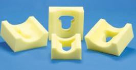 Deroyal Slotted Head Positioner Economy 9 W X 8 D X 4-1/4 H Inch Foam Freestanding - M9501E