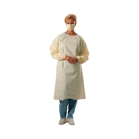 Halyard - Protective Procedure Gown One Size Fits Most Yellow NonSterile Not Rated Disposable - 69124