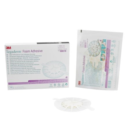 3M Tegaderm High Performance - Foam Dressing 5-1/2 X 5-1/2 Inch Heel Adhesive with Border Sterile - 90619