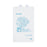 McKesson - Bedside Bag 7 X 11.5 Inch White / Blue Floral Print Polyethylene - 16-9203