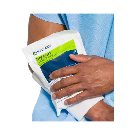 Halyard - Instant Cold Pack General Purpose Small 4 X 10 Inch Plastic / Ammonium Nitrate / Water Disposable - 59681