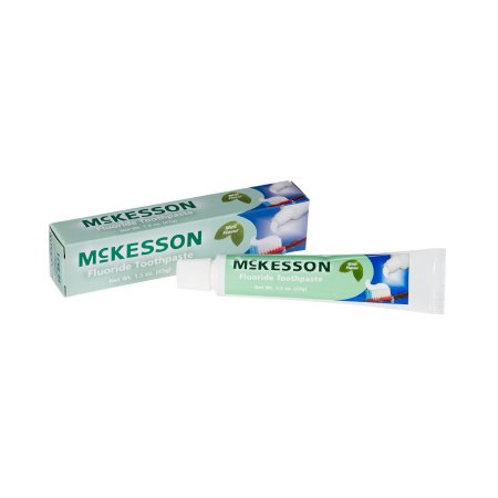McKesson - Toothpaste Mint Flavor 1.5 oz. Tube - 16-9571