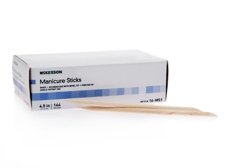 McKesson McKesson Manicure Stick 4.5 Inch 100% White Birch - 16-MS1