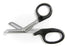 McKesson McKesson Utility Scissors 7-1/4 Inch Office Grade Stainless Steel / Plastic NonSterile Finger Ring Handle Angled Blunt/Blunt - 01-320BKG