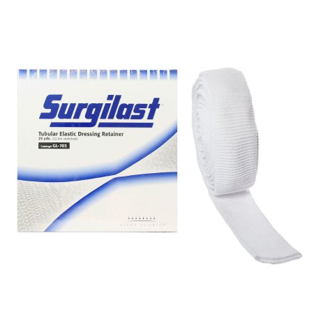 Surgilast - Elastic Net Retainer Dressing Tubular Elastic 25 Yard Size 3 White Medium Hand / Arm / Leg / Foot NonSterile - GL703