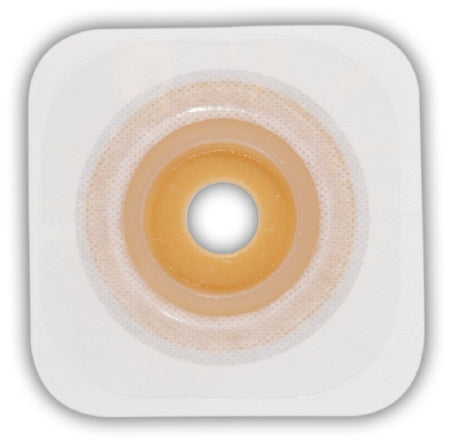 Convatec Esteem synergy Colostomy Barrier Trim to Fit, Extended Wear Durahesive, White Tape 4 Inch Flange Hydrocolloid 7/8 to 1-1/4 Inch Stoma 4 X 4 Inch - 409269