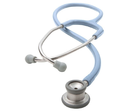 Adscope - Classic Stethoscope Blue 1-Tube 22 Inch Tube Double-Sided Chestpiece - 605LB