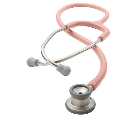 Adscope - Classic Stethoscope Pink 1-Tube 22 Inch Tube Double-Sided Chestpiece - 605P