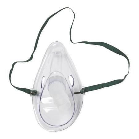 Medline - Aerosol Mask Elongated Style Adult One Size Fits Most Adjustable Head Strap - HCS4630