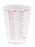 Medegen Medical Products LLC Medegen Graduated Drinking Cup 9 oz. Translucent Plastic Disposable - 02068A