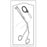 Econo - Catheter Forceps Magill 9-3/4 Inch Length Floor Grade Pakistan Stainless Steel Sterile NonLocking Finger Ring Handle Straight Ring, Serrated Tip - 96-2685