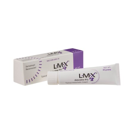 LMX 4 - Topical Pain Relief 4% Strength Lidocaine Cream 1.05 oz. - 00496088230