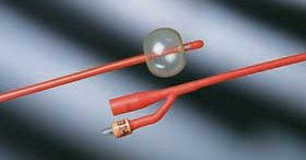 Bard Bardex Lubricath Foley Catheter 2-Way Round Tip 5 cc Balloon 26 Fr. Hydrophilic Polymer Coated Latex - 0113L26