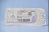 Coated Vicryl Plus Antibacterial Suture with Needle Absorbable Coated Undyed Suture Braided Polyglactin 910 with Irgacare MP Antibacterial Suture Size 1 27 Inch Suture 1-Needle 48 mm Length 1/2 Circle Reverse Cutting Needle