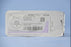 Coated Vicryl Plus Antibacterial Suture with Needle Absorbable Coated Undyed Suture Braided Polyglactin 910 with Irgacare MP Antibacterial Suture Size 1 27 Inch Suture 1-Needle 36.4 mm Length 1/2 Circle Reverse Cutting Needle