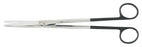 Miltex Miltex SuperCut Operating Scissors Mayo 9 Inch Length OR Grade Stainless Steel (German) NonSterile Finger Ring Handle Curved Blade Blunt/Blunt - 5-SC-130