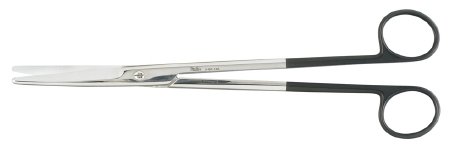 Miltex SuperCut - Operating Scissors Mayo 9 Inch Length OR Grade German Stainless Steel NonSterile Finger Ring Handle Curved Blade Blunt Tip / Blunt Tip - 5-SC-130