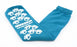 McKesson McKesson Paw Prints Slipper Socks One Size Fits Most Teal Above the Ankle - 40-1069
