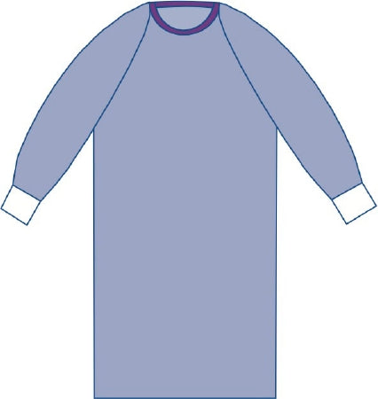 Sirus - Non-Reinforced Surgical Gown with Towel X-Large Blue Sterile AAMI Level 3 Disposable - DYNJP2402