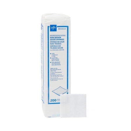 Avant Gauze - Nonwoven Sponge Polyester / Rayon 4-Ply 2 X 2 Inch Square NonSterile - Medline - NON25224