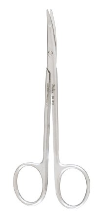 Miltex Miltex Undermining Scissors 4-1/2 Inch Length OR Grade Stainless Steel (German) NonSterile Finger Ring Handle Curved Blade - 33-242