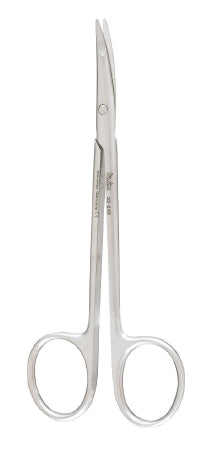 Miltex - Undermining Scissors 4-1/2 Inch Length OR Grade German Stainless Steel NonSterile Finger Ring Handle Curved Blade - 33-242
