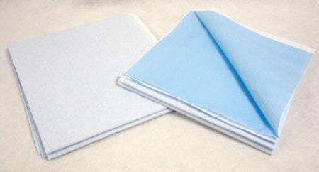 Cardinal Stretcher Sheet Flat 40 X 90 Inch Blue Polyethylene Backed Paper Tissue Disposable - 30085-020B