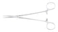 Miltex - Hemostatic Forceps Adson 7-1/4 Inch Length OR Grade German Stainless Steel NonSterile Ratchet Lock Finger Ring Handle Straight Serrated Tips - 7-240