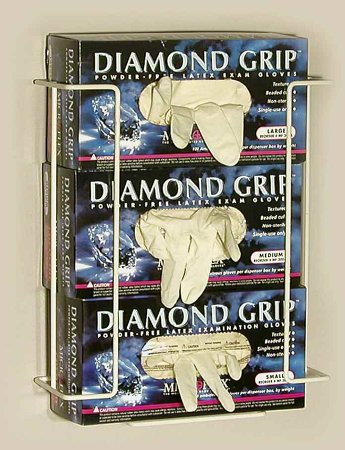 Pac Rac - Glove Box Holder Horizontal Mounted 3-Box Capacity Almond 4-1/2 X 13-1/2 X 11 Inch Steel - 1093
