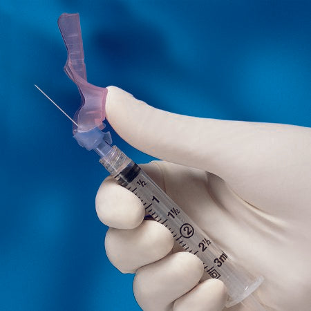Becton Dickinson Eclipse Syringe with Hypodermic Needle 3 mL 21 Gauge 1 Inch Detachable Needle Safety Hinged Needle - 305779