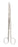 Miltex - Dissecting Scissors Sims 8 Inch Length OR Grade German Stainless Steel NonSterile Finger Ring Handle Curved Blade Sharp Tip / Sharp Tip - 5-226