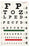 McKesson McKesson Eye Test Chart 20 Feet Snellen - 3061