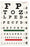 McKesson - Eye Chart 20 Foot Measurement Acuity Test - 3061
