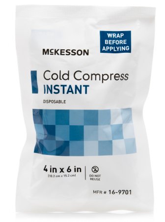 McKesson McKesson Instant Cold Pack General Purpose 4 X 6 Inch Disposable - 16-9701