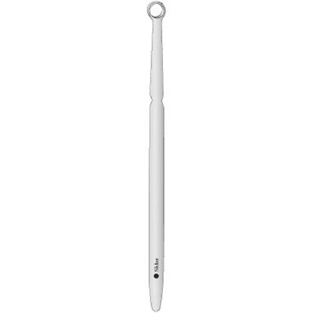 Sklar Sklar Dermal Curette 5-1/2 Inch Length Single-ended Round Handle 4 mm Tip Straight Blunt Round Loop Tip - 96-1194