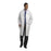 Fashion Seal Lab Coat Knee Length 65% Polyester / 35% Cotton Mens White Size 46 41 In Ea - 481-46