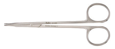Miltex - Tenotomy Scissors Kleinert-Kutz 4-7/8 Inch Length OR Grade German Stainless Steel NonSterile Finger Ring Handle Curved Blade Sharp Tip / Sharp Tip - 21-539