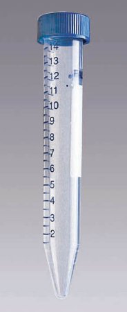 Falcon - Centrifuge Tube Conical Bottom Plain 17 X 120 mm 15 mL Blue Screw Cap Polystyrene Tube - 0552790