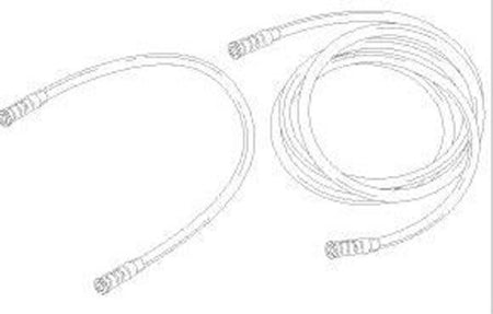 Gomco - Suction Connector Tubing 30 Inch Length / 6 Inch Length 0.25 Inch I.D. Sterile Female Connector Clear - 01-90-2003