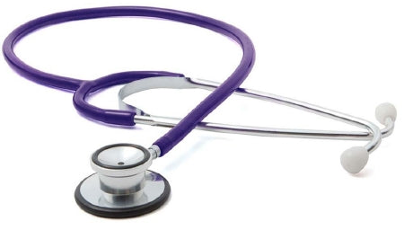 Proscope 670 - Classic Stethoscope Purple 1-Tube 21 Inch Tube Double-Sided Chestpiece - 670V