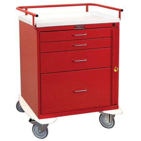 Harloff - Emergency Cart Steel 38.25 X 22 X 32 Inch Red - 6300