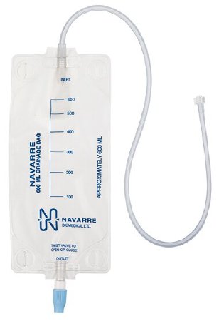 Bard Navarre Gravity Drainage Bag 600 mL - NDB600