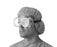 Medline - Protective Goggles Vented Temple Clear Tint Clear Frame Elastic Strap One Size Fits Most - NON24776