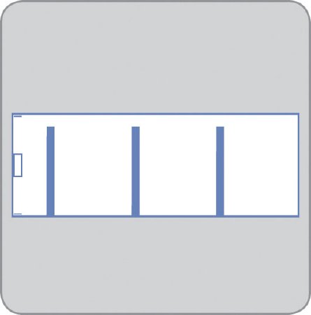Invisishield - Cover 74 L X 41 W Inch Full Size C Arms - Medline - DYNJE4400