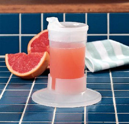 Patterson Medical Supply Graduated ADL Feeding Cup 8 oz. Translucent Polypropylene Reusable - 1254