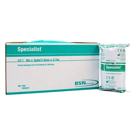 Specialist - Plaster Bandage 3 Inch X 9 Foot Plaster of Paris White - 7363